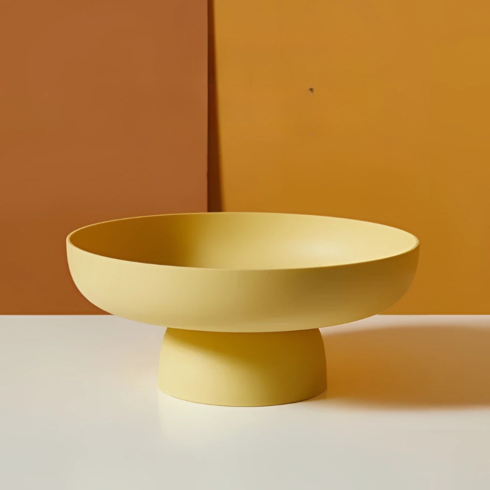 Fruitful Elegance – Retro Fruit Bowl with Vintage Leaf Design & Ceramic Finish