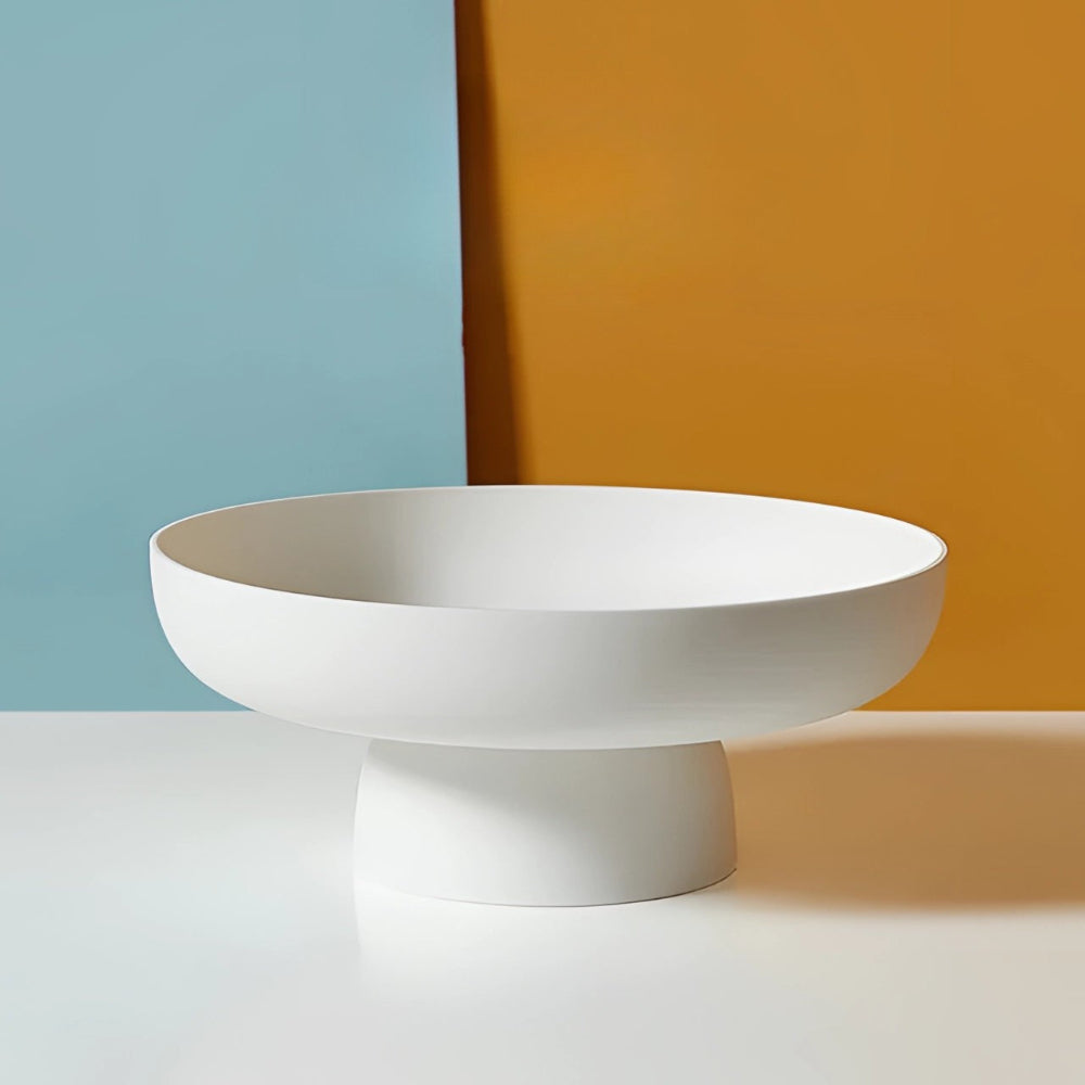 Fruitful Elegance – Retro Fruit Bowl with Vintage Leaf Design & Ceramic Finish