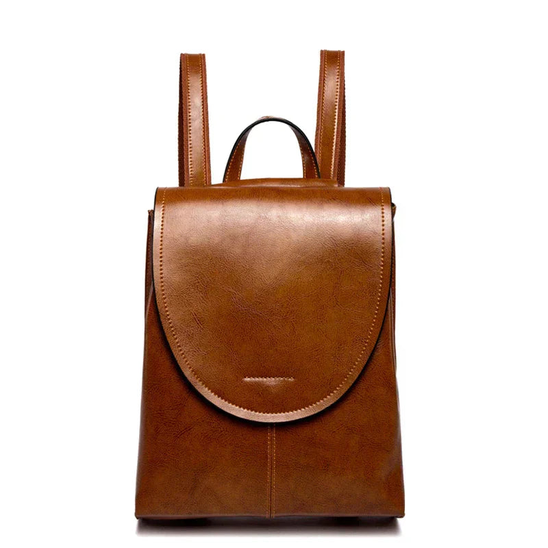 LuxeLeather – Trendy Leather Backpack for Women | Stylish, Versatile & Sustainable Design