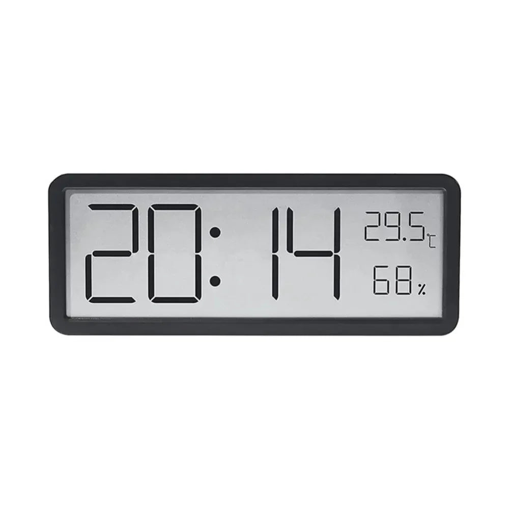 GlowTime – Digital LED Wall Clock with Temperature & Humidity Display
