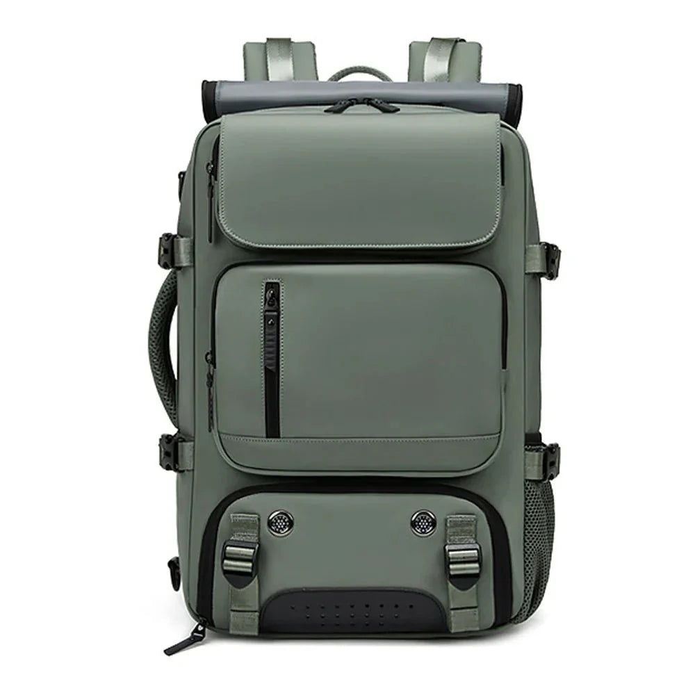 TRAVELMAX Pack – Large Waterproof Travel Backpack with USB Charging Port