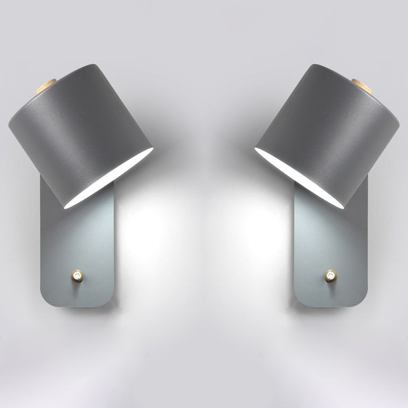 Modern LED Wall Light with Switch – Indoor Wall Sconce for Home Decor