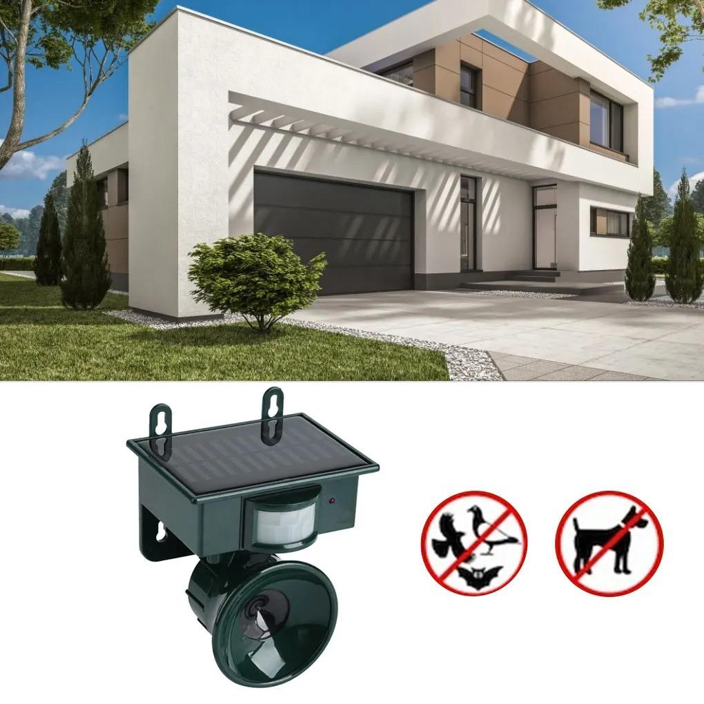 TerraGuard – Weatherproof Solar Bird Repeller with PIR Motion Sensor & Natural Sound Deterrent