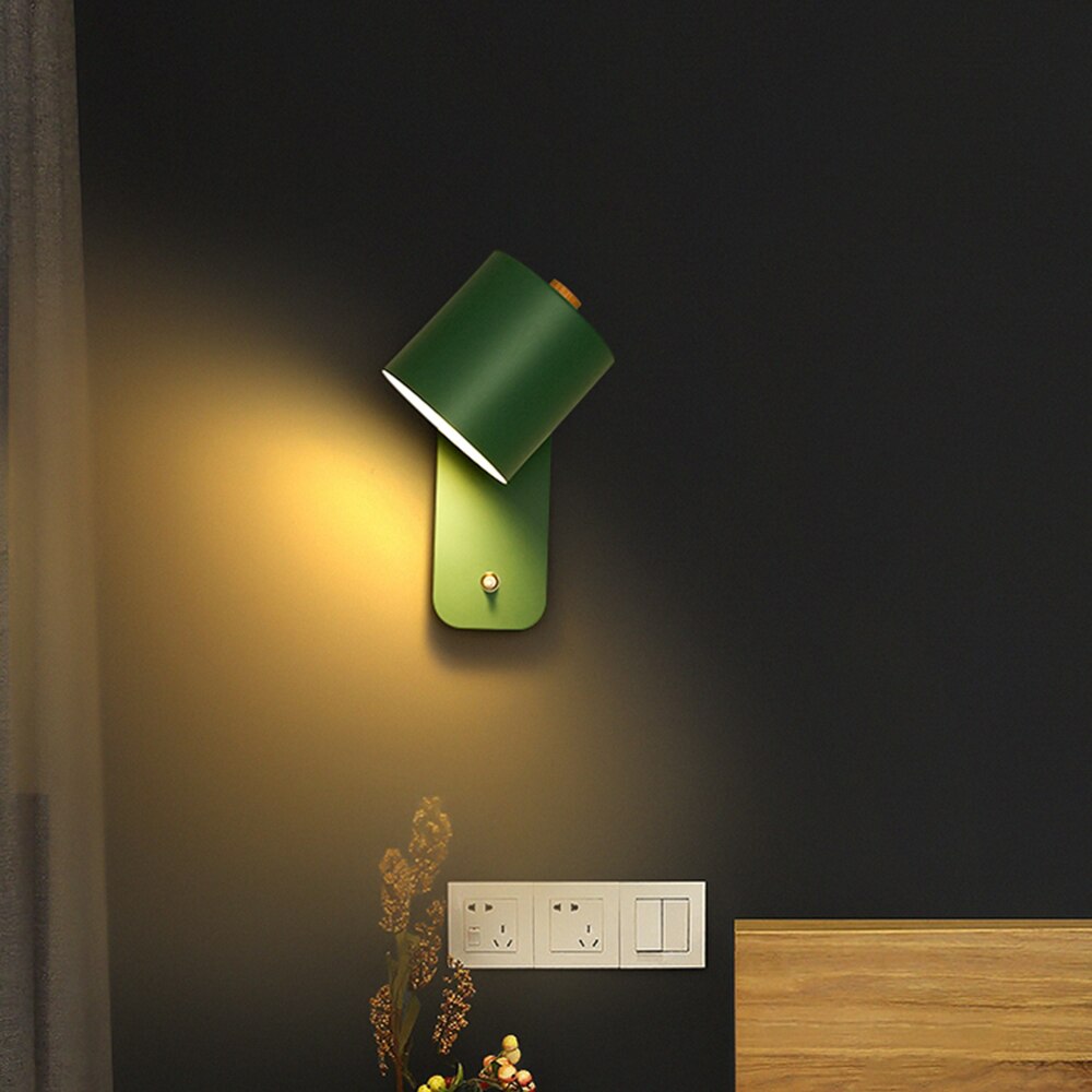 Modern LED Wall Light with Switch – Indoor Wall Sconce for Home Decor