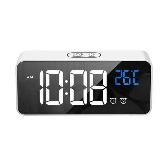 Harmonix – Smart LED Alarm Clock with Music, Temperature Display & Voice Control