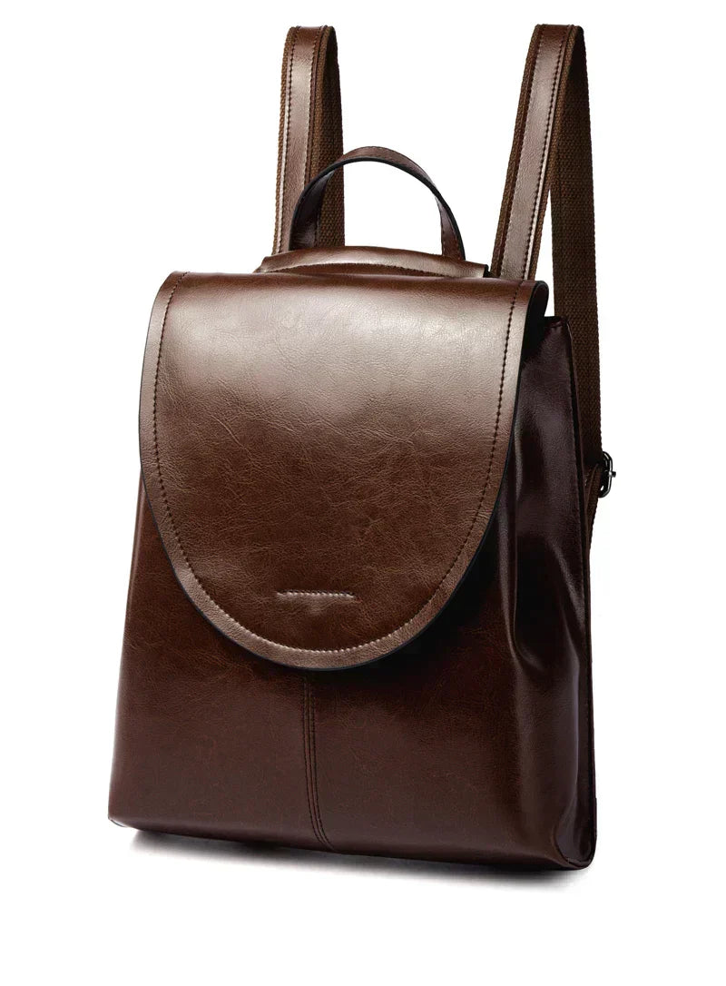 LuxeLeather – Trendy Leather Backpack for Women | Stylish, Versatile & Sustainable Design