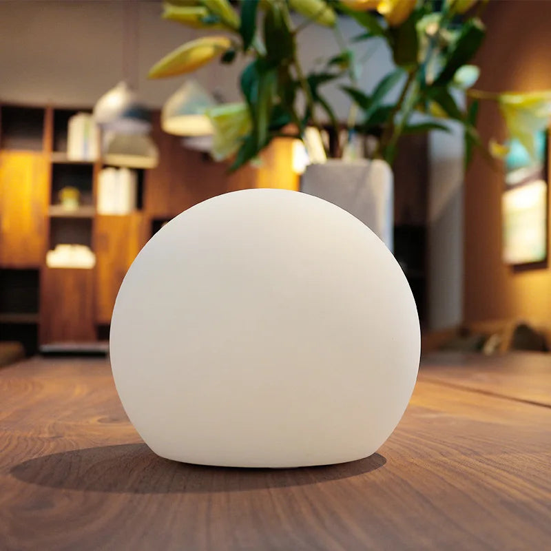 GlowOrb – Wireless LED Colour-Changing Table Lamp with Remote & USB Rechargeable