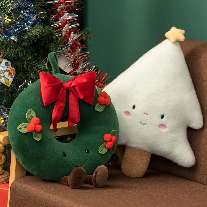 Magical Christmas Plush – Fluffy Gingerbread Hug Toy for a Warm & Cozy Holiday