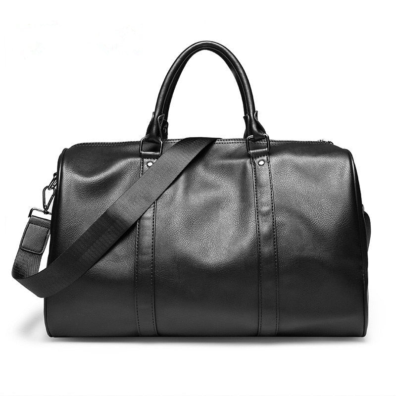 Stylish Leather Men’s Travel Bag – Perfect for Long and Short Trips