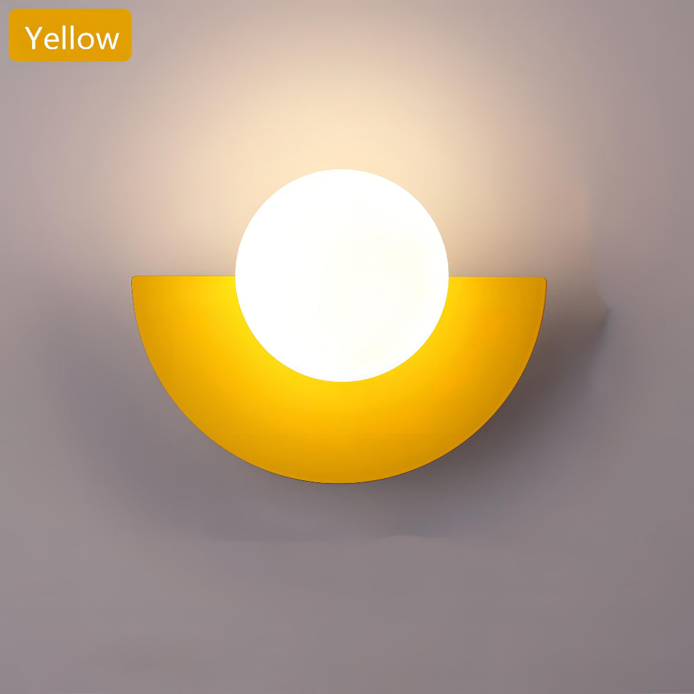 Half-Moon Wall Light – Nordic LED Design for Modern Interiors