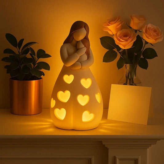 Heart of Mum Ambient Lamp – Warm LED Light for Home & Gift Decor