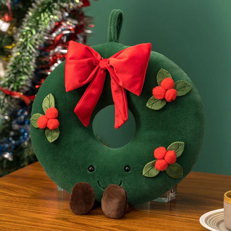 Magical Christmas Plush – Fluffy Gingerbread Hug Toy for a Warm & Cozy Holiday