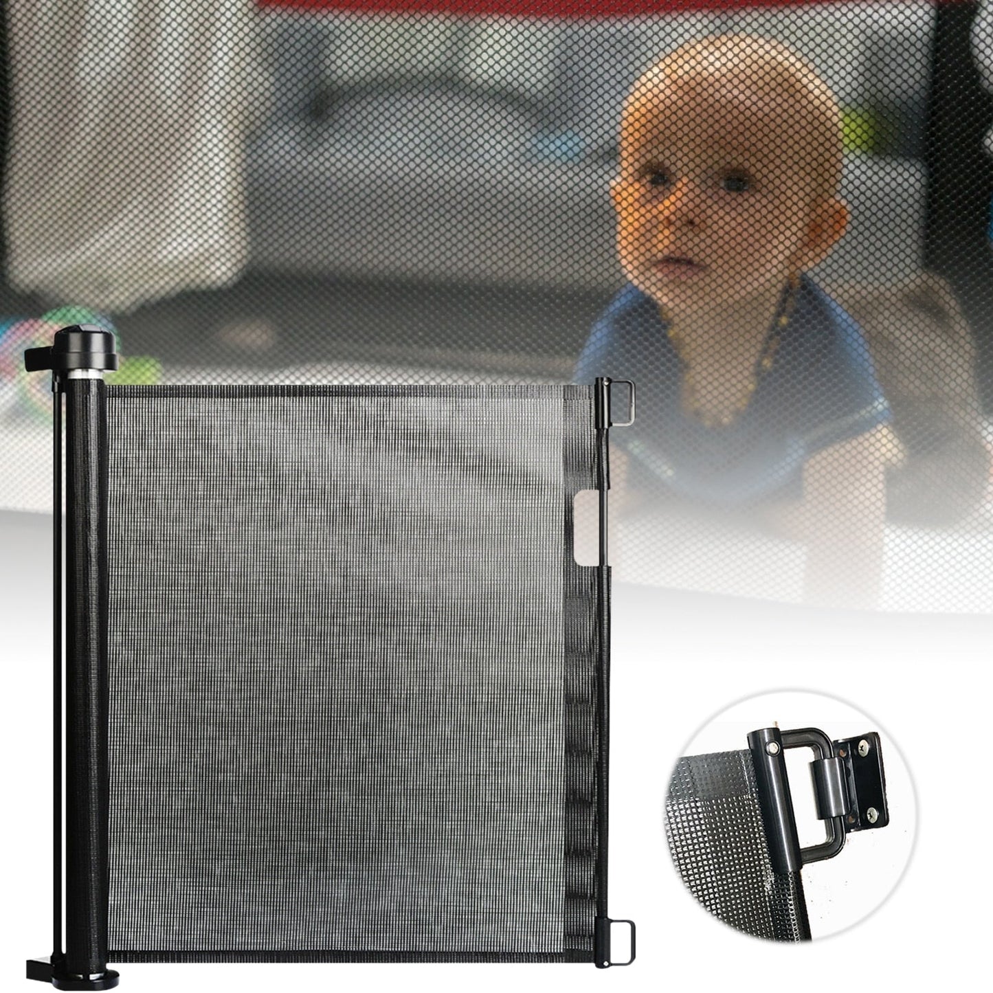 SafeStretch – Retractable Safety Gate for Babies & Pets | Indoor & Outdoor Use