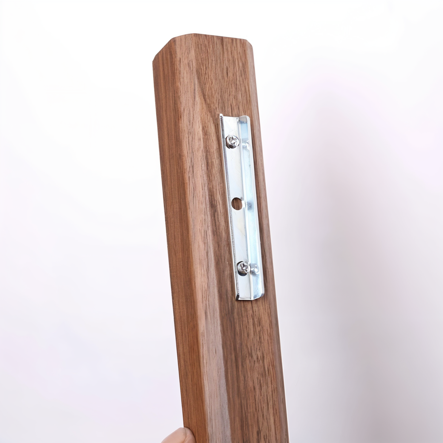 FreshFloret Wall-Mounted Wooden Vase – Solid Beech & Walnut Flower Display