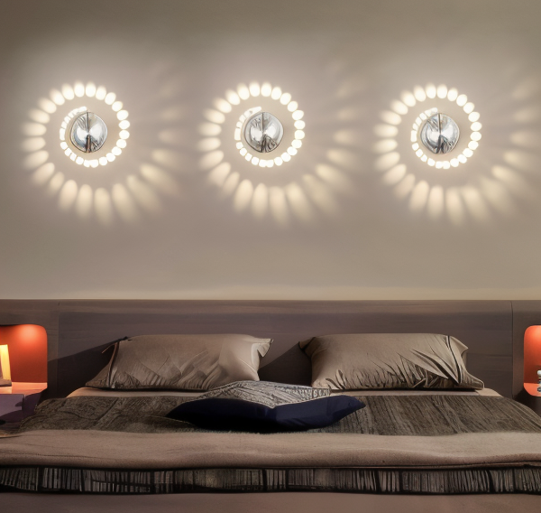 LuminBlast LED Wall Light – Colourful Spiral Cylinder Wall Lamp for Modern Indoor Lighting