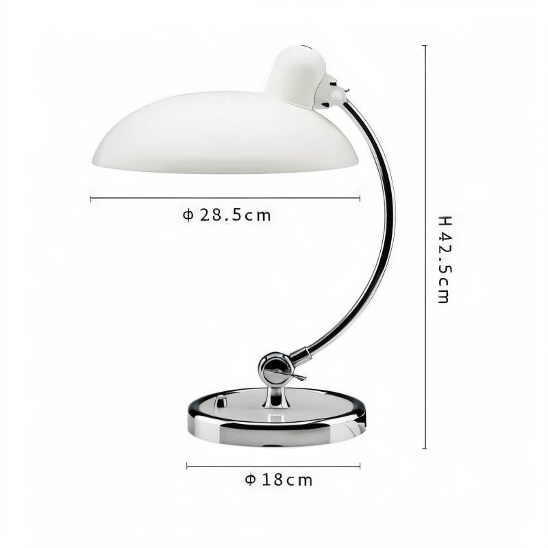 NostaChic | Adjustable Vintage Iron Dome Table Lamp for Desk & Reading Corners