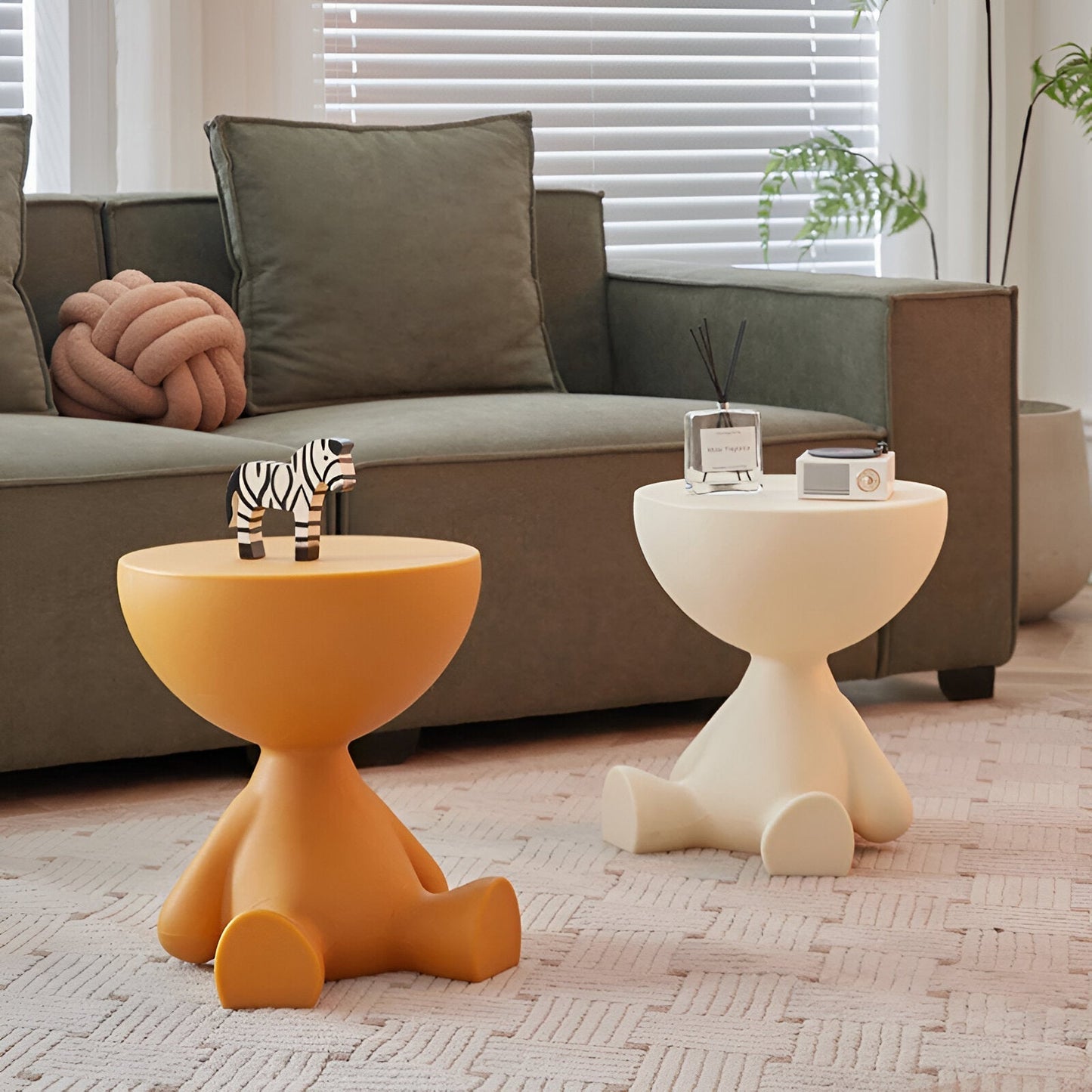 Ylix – Luxury Round Coffee Table for Living Room or Side Space