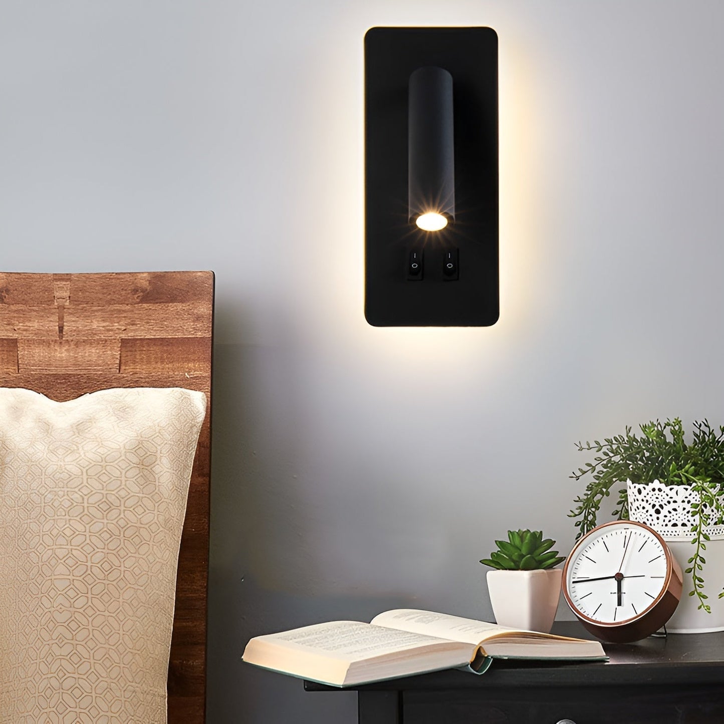 Swivel330 | Minimalist Cylinder Wall Light – Adjustable 330° Rotating LED Sconce
