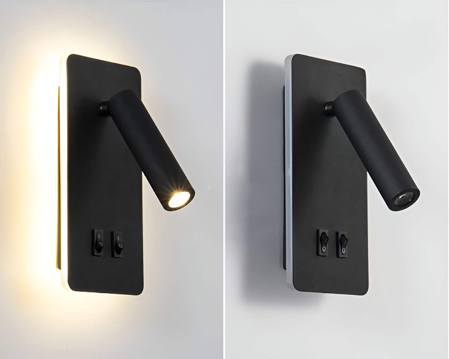 Swivel330 | Minimalist Cylinder Wall Light – Adjustable 330° Rotating LED Sconce