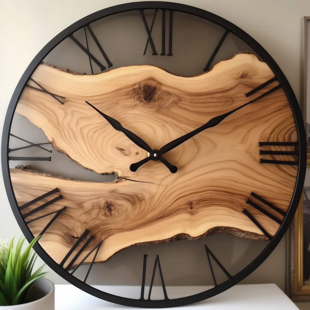 LucidHour – Transparent Wall Clock with Modern Minimalist Design
