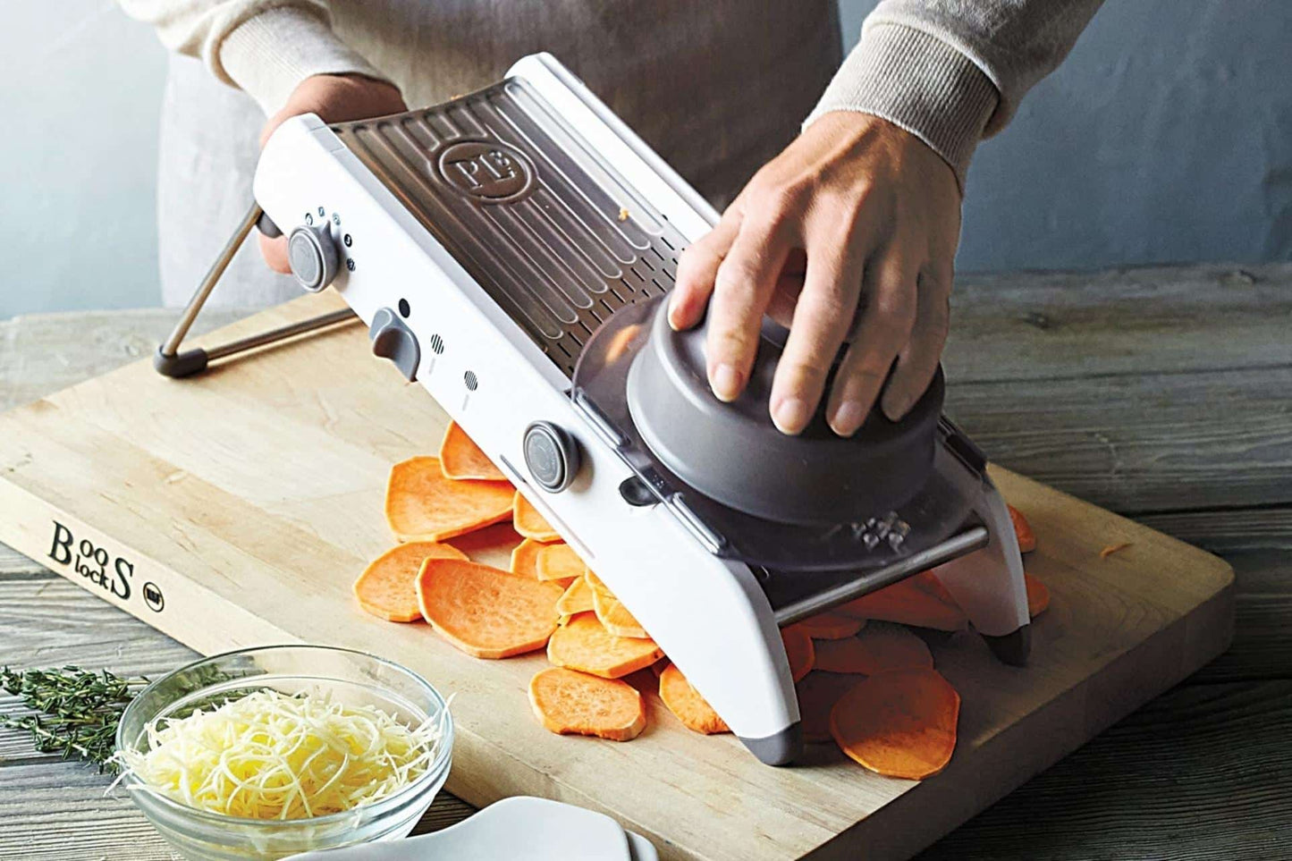 ProSlice Mandoline Vegetable Slicer – Adjustable Stainless Steel Blades for Precision Cutting