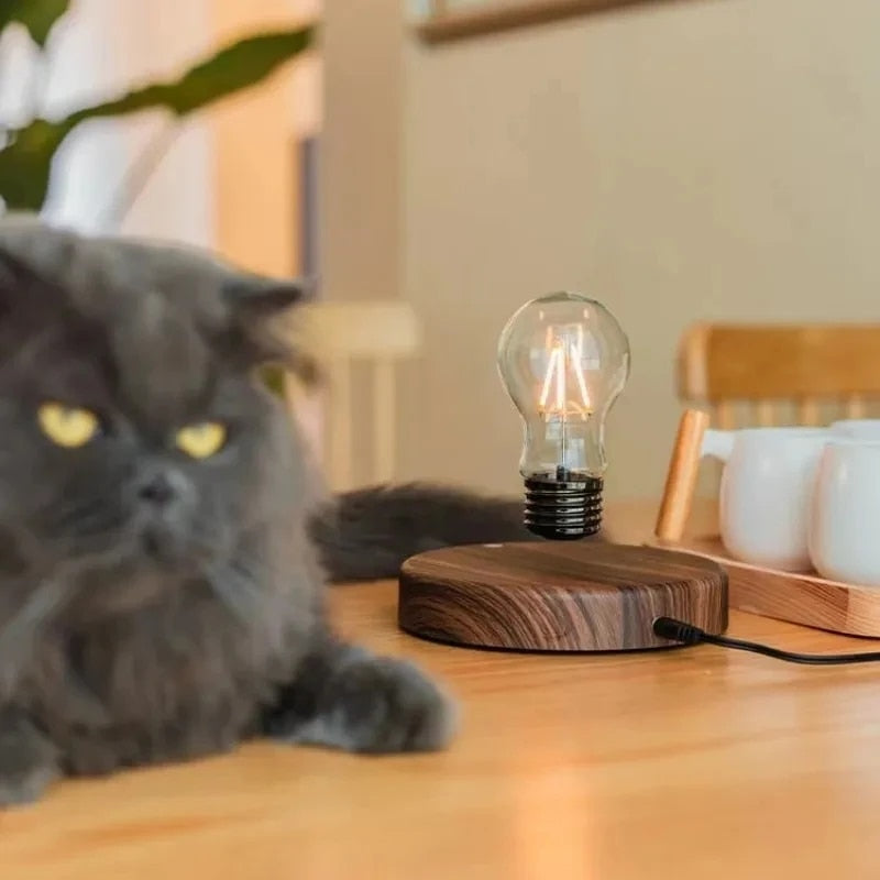 Levion Levitating Tesla Lamp – Floating Magnetic LED Light with Modern Design
