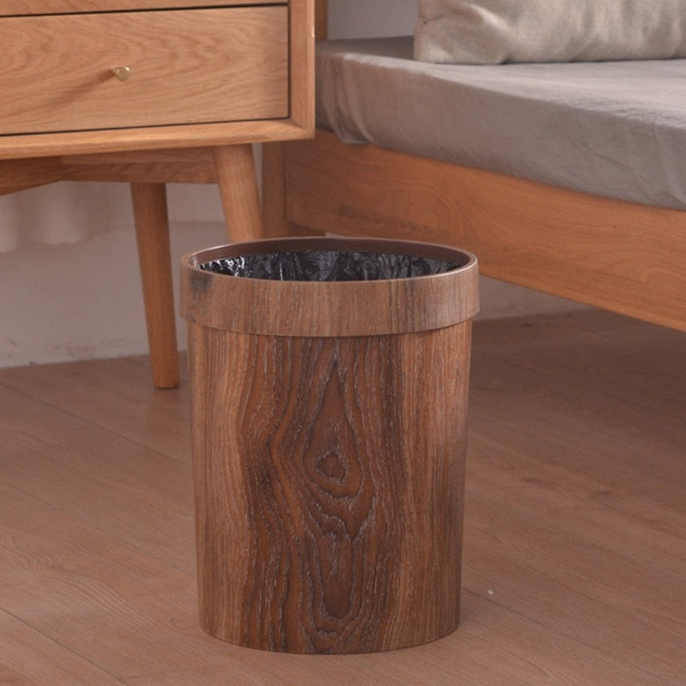 LignoBin – Scandinavian Style Wooden-Effect Waste Bin (8L)