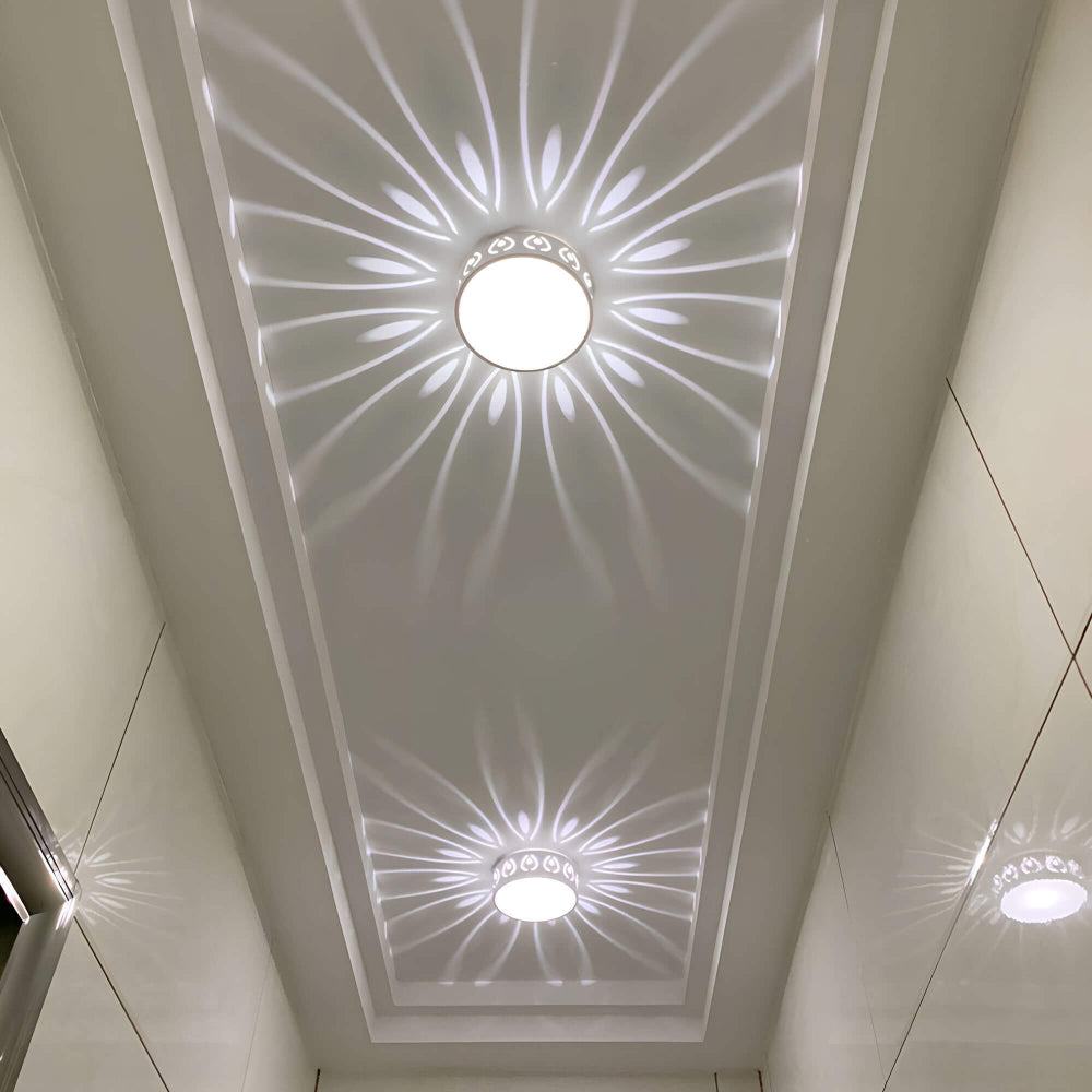 LumiForm – Minimalist LED Ceiling Light with Soft Warm Glow