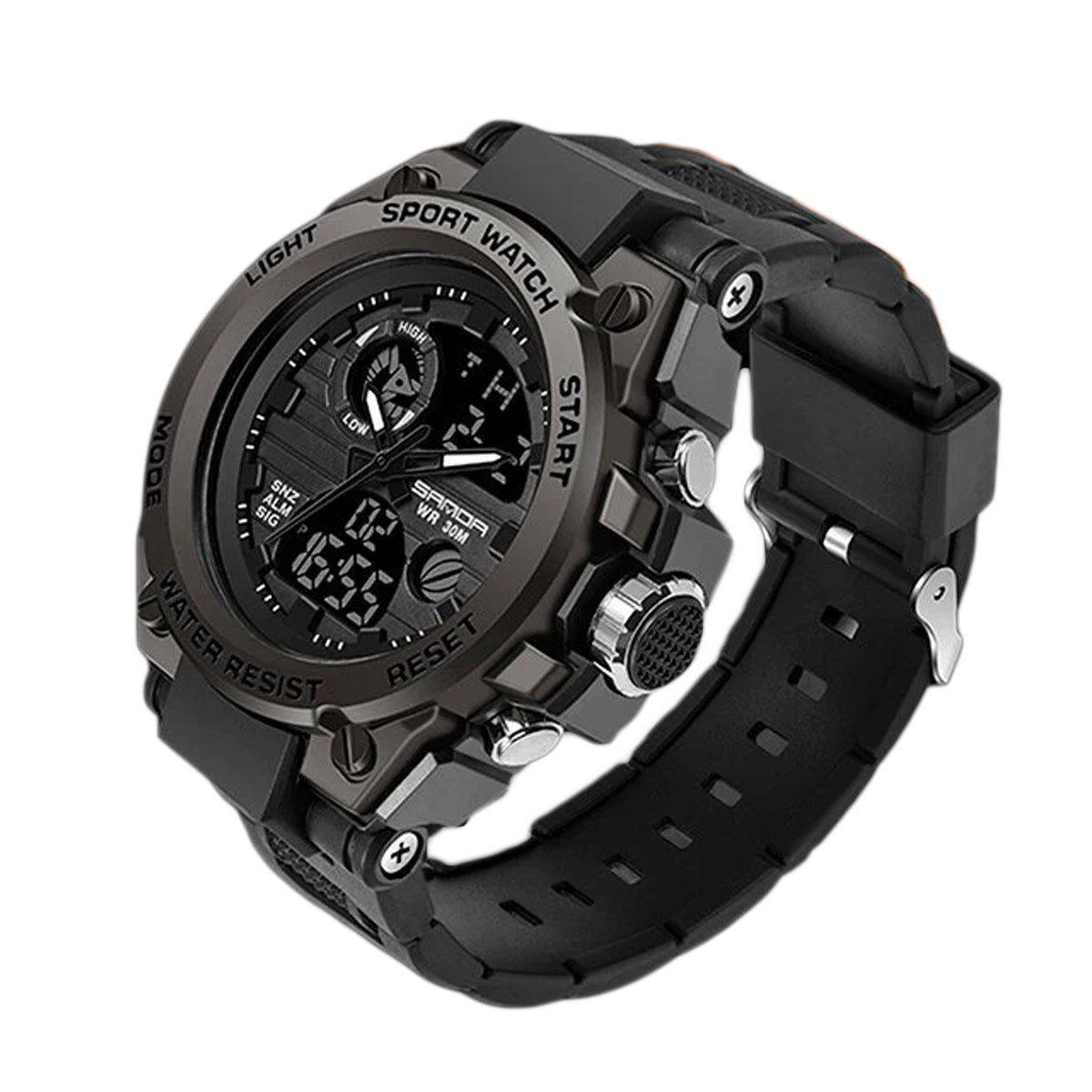 TitanGuard Military Men's Watch – Rugged Multifunctional Analog & Digital Timepiece
