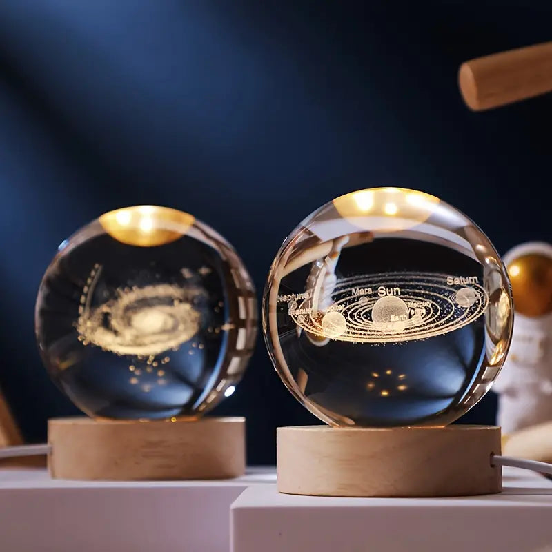 SolarSphere – Crystal Solar System with LED Lighting | Educational & Decorative Gift