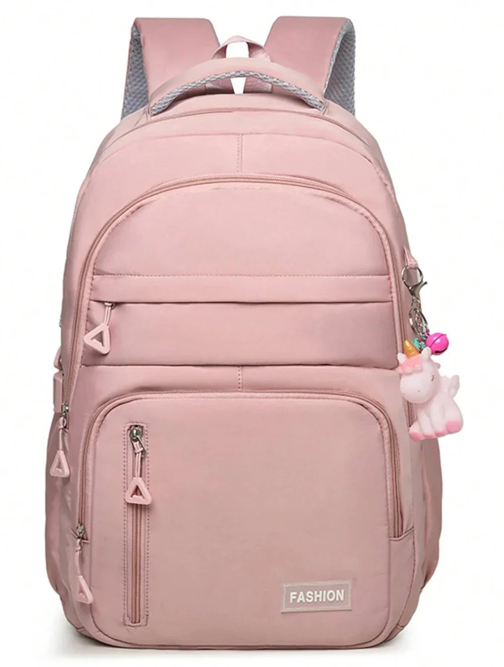 Waterproof Pink Girls Backpack with Laptop Compartment – Stylish & Practical School Bag