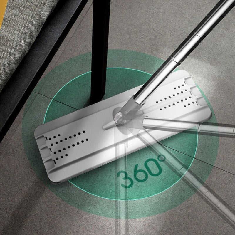 Ultimate 360° Mop & Bucket Set with Aluminum Handle