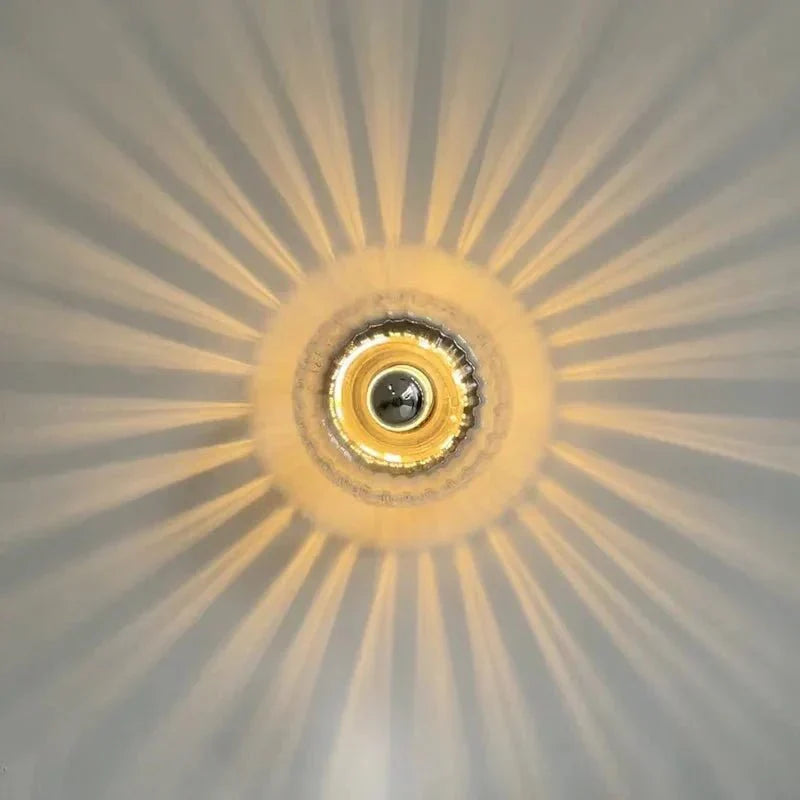 Scandinavian Bauhaus Wall Light – Nordic Glass & Metal Sconce for Modern Interiors