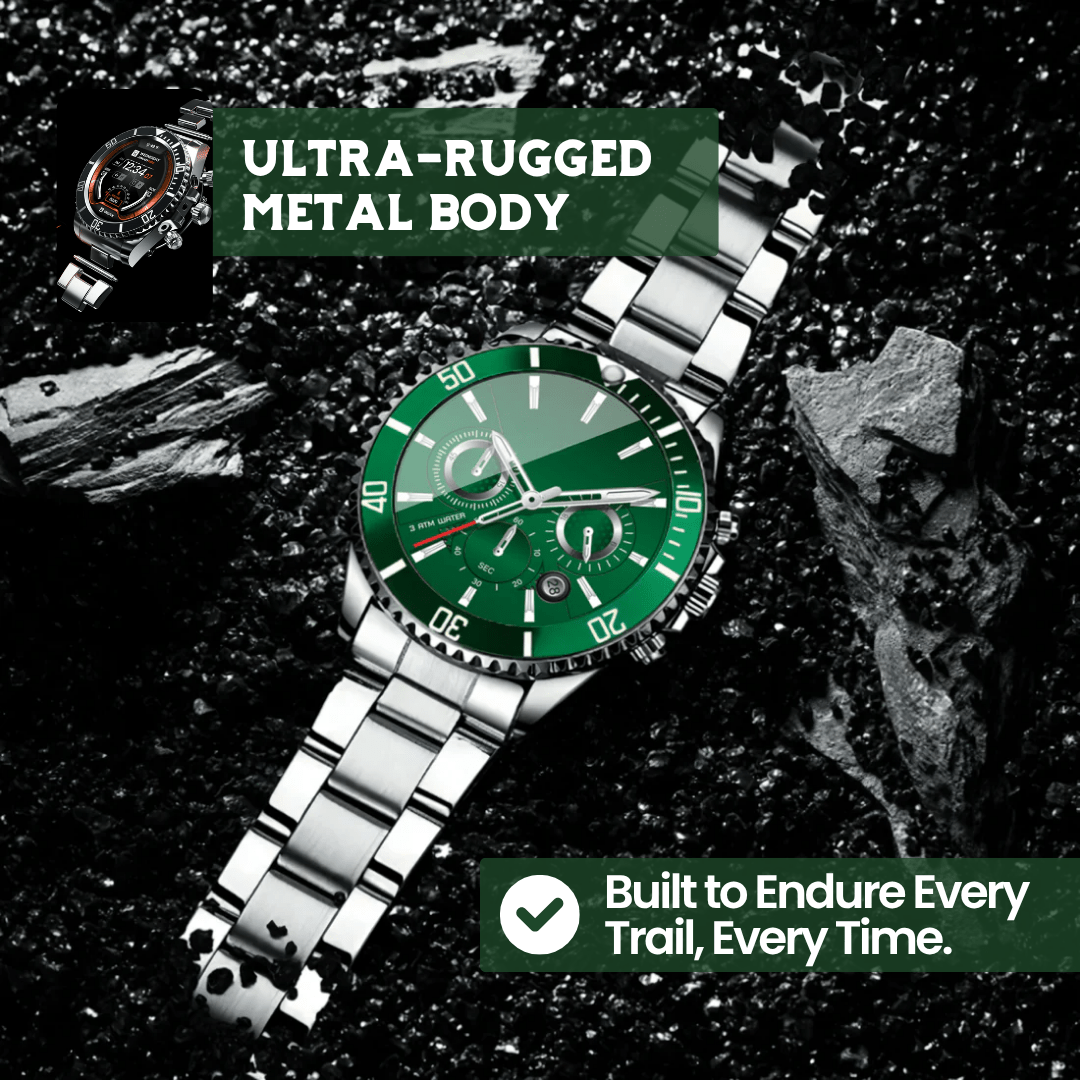 Nexos Pro – Tactical Smartwatch with GPS, Health Tracking & 21-Day Battery Life