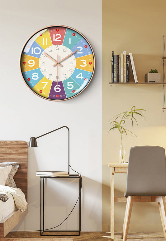 SilentKids – Silent Wall Clock for Children's Rooms