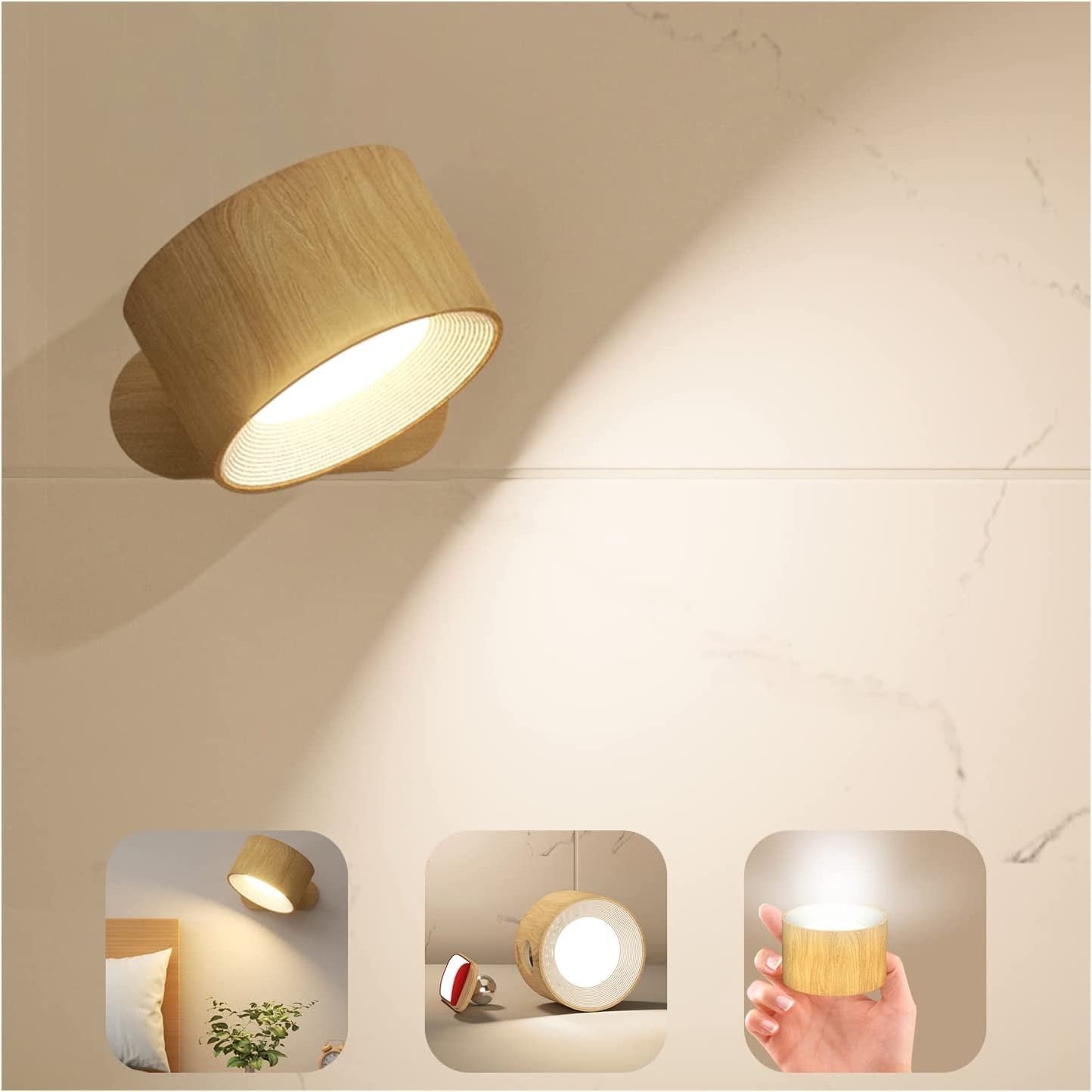 Eternity Glow – Wireless LED Wall Light with Remote Control & Timer