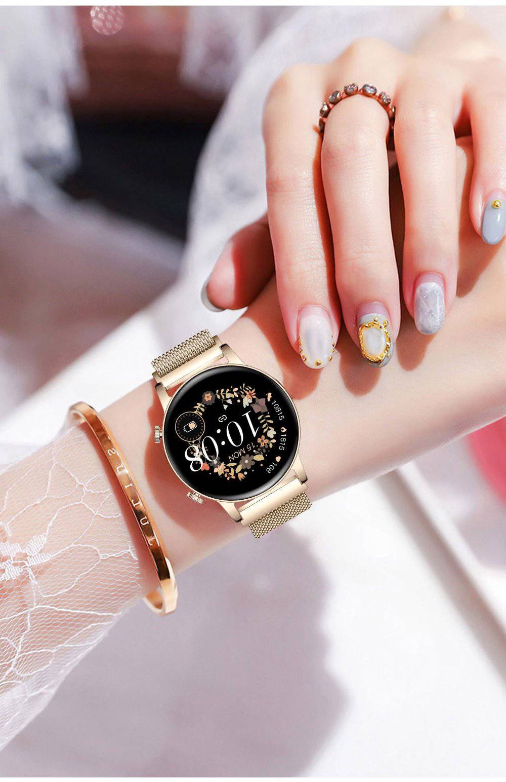 Orlina – Elegant & Smart Women’s Smartwatch with Fitness Tracker, Sleep Monitor & Notifications