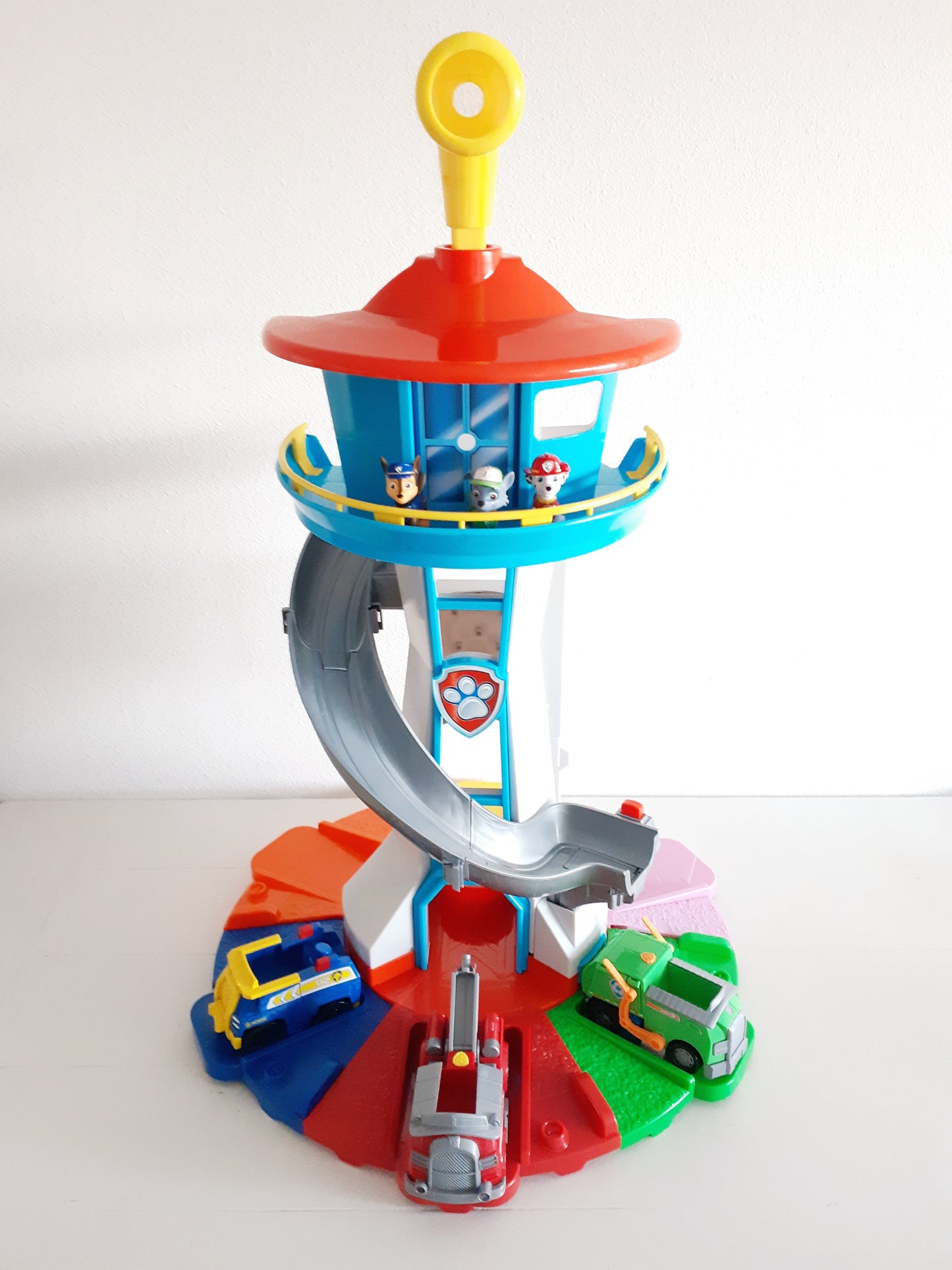 Paw Patrol Play Tower Set – Durable Kids Toy with Track & Vehicles – 52cm Tall