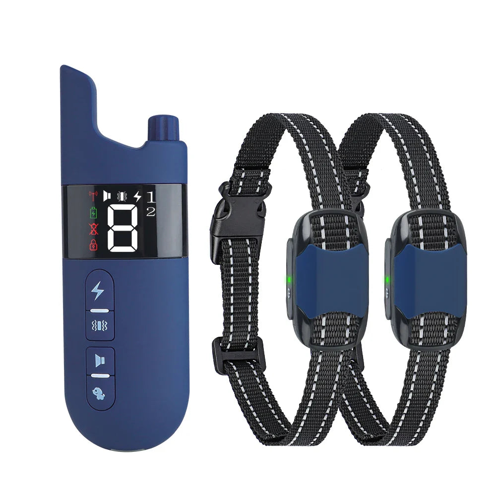 Electric Dog Training Collar – 500m Remote Control, Waterproof IPX7, Shock, Vibration & Sound Modes