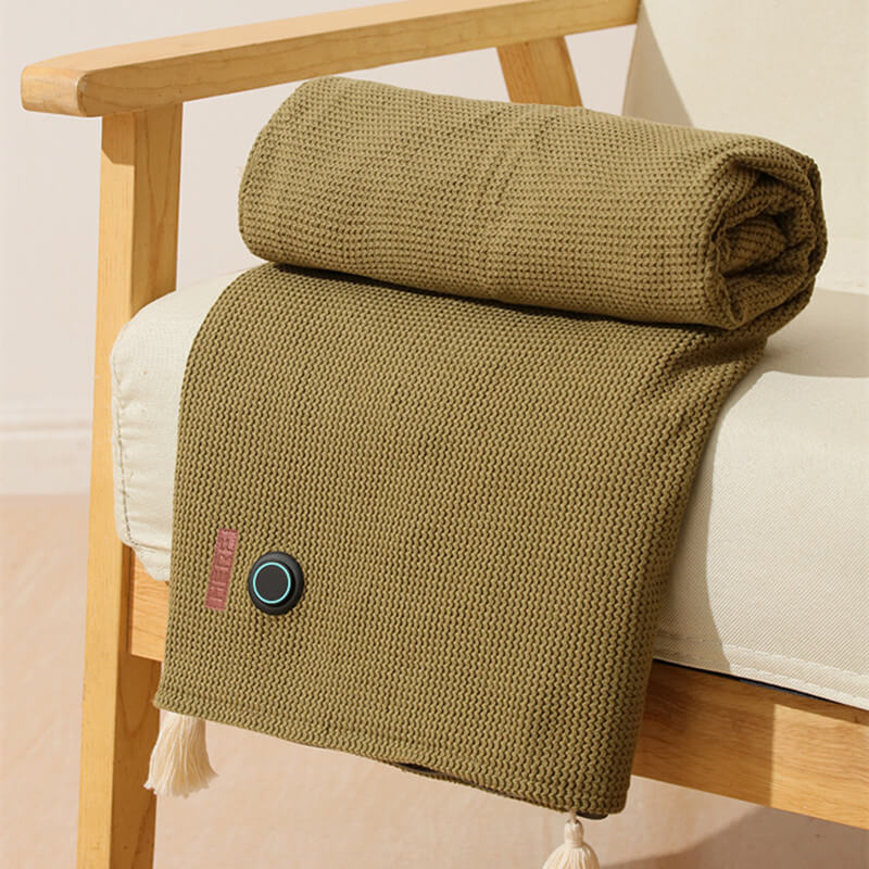 CozyWarm USB Heated Blanket – Portable Electric Throw with 3 Heat Settings & Soft Fleece Fabric