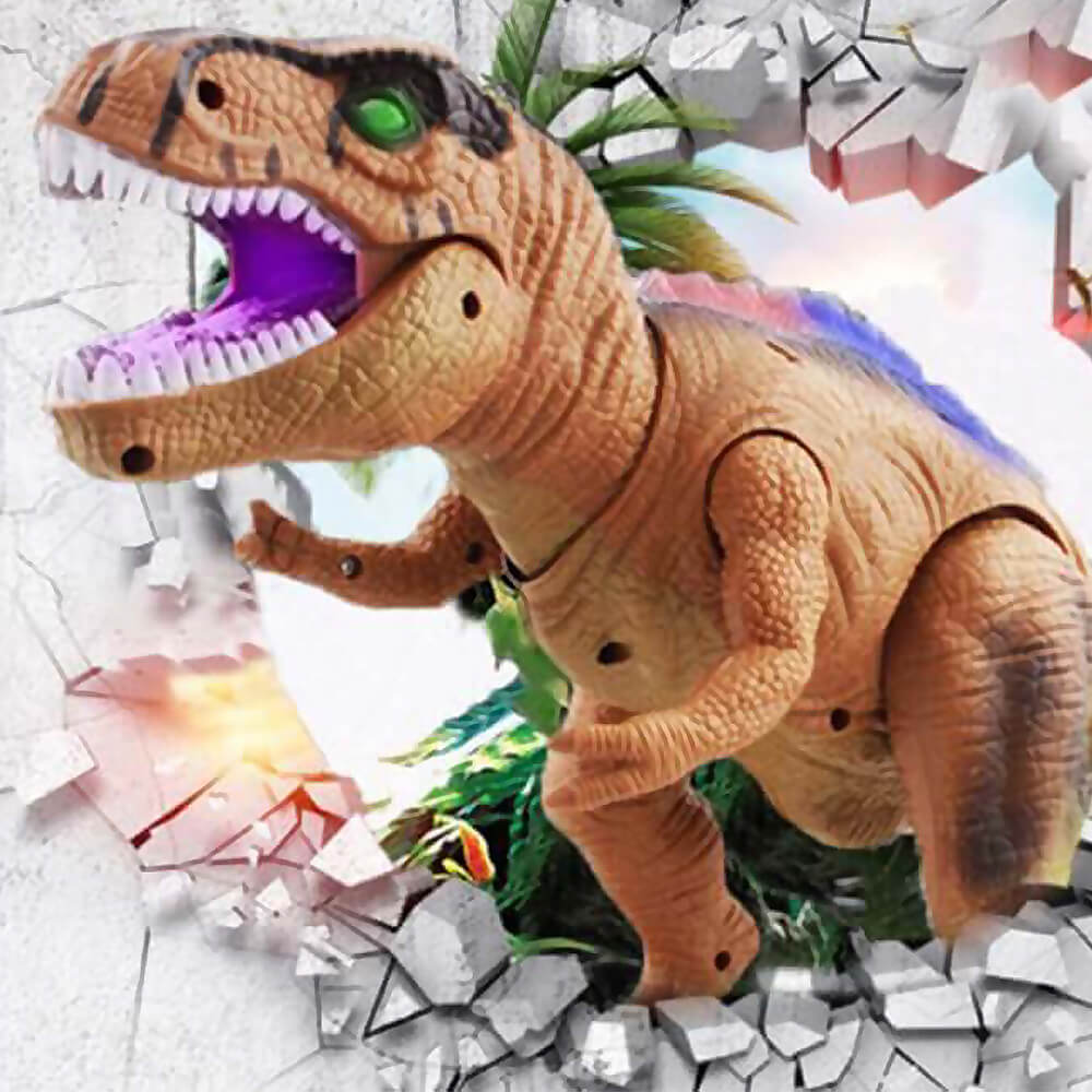 Remote Control T-Rex Dinosaur with LED Lights and Roaring Sound