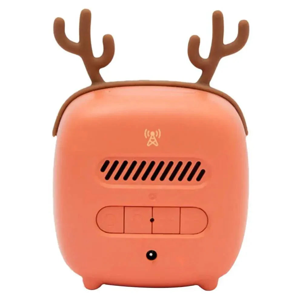 Cartoon Bunny LED Alarm Clock with Night Light – Rechargeable, Cute Digital Display for Kids & Bedrooms