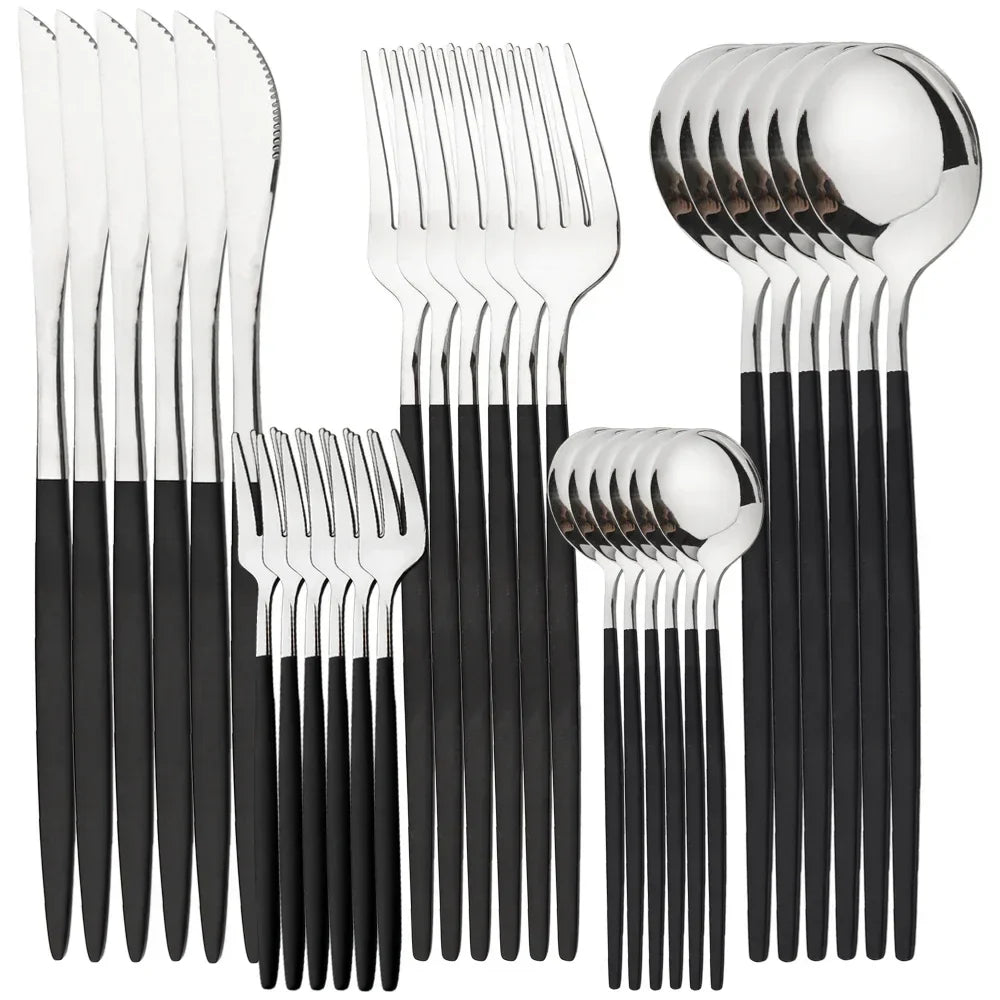 RoyalMirror – Luxury Gold Cutlery Set