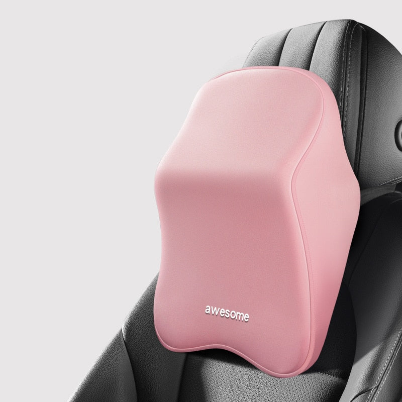 ErgoDrive Car Seat Support – Orthopaedic Cushion for Neck & Back Pain Relief While Driving