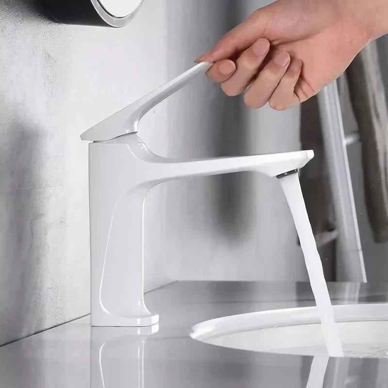 Elegant Bathroom Tap – Single Lever Mixer with Timeless Chrome Finish