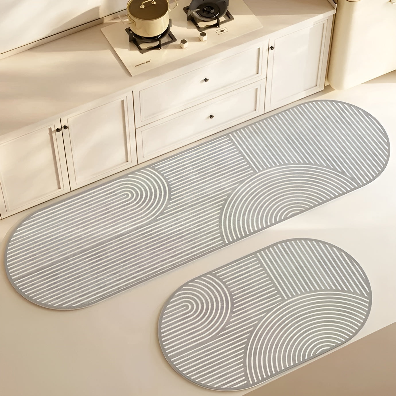 AquaStone Diatomite Bath Mat – Ultra Absorbent, Non-Slip & Soft