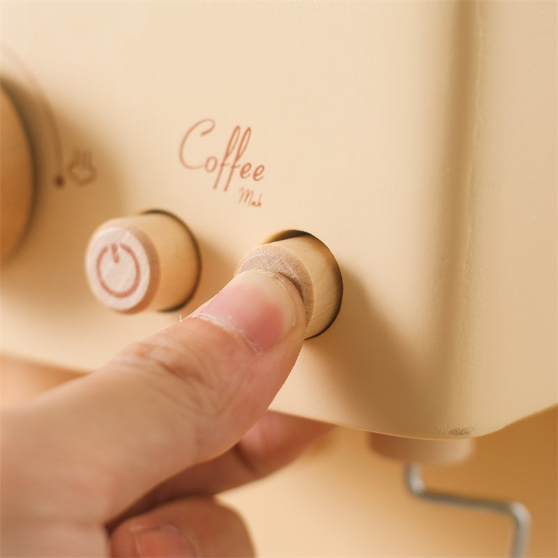 Little Barista Wooden Coffee Machine – Educational Pretend Play Toy | for Kids Age 1+