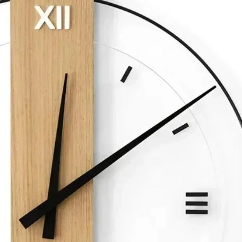 SilentOak – Minimalist Wooden Wall Clock with Silent Movement