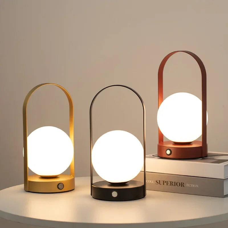 Wireless Rechargeable Outdoor Table Lamp – LED Garden Light