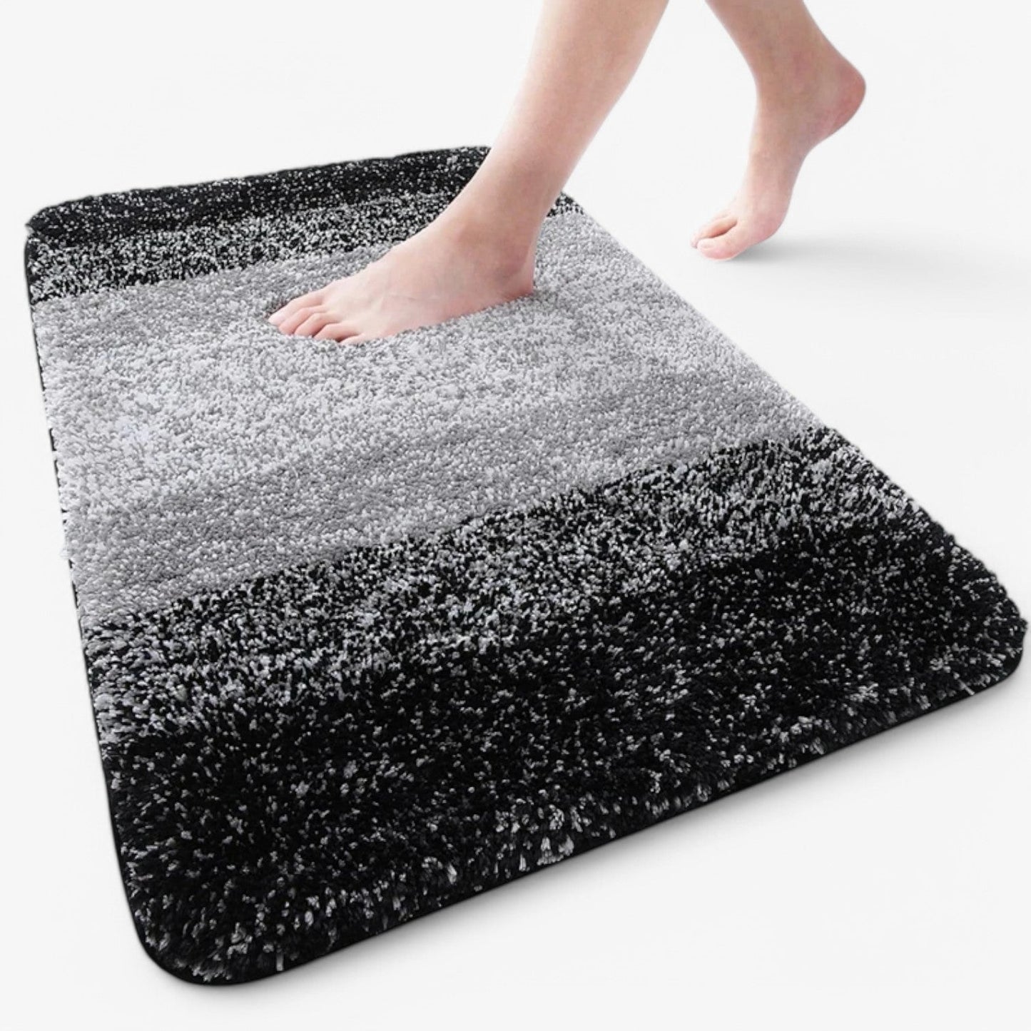 Super Absorbent Anti-Slip Bath Mat – Quick Drying Bathroom Rug for Dry Feet
